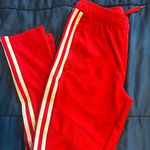 Adidas Red Athletic Pant Youth
